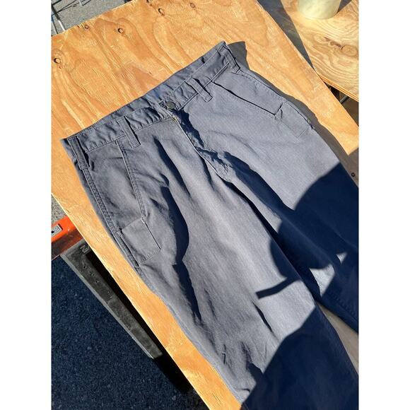 Carhartt Relaxed Fit Canvas Gray Men 30x32 Work Pants Y2K Casual outdoors - Picture 10 of 12